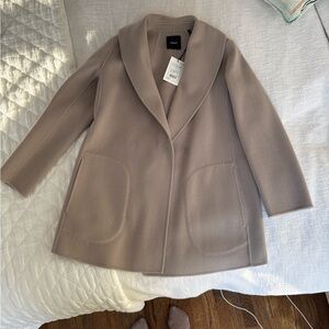 Theory Taupe NWT wool/ cashmere